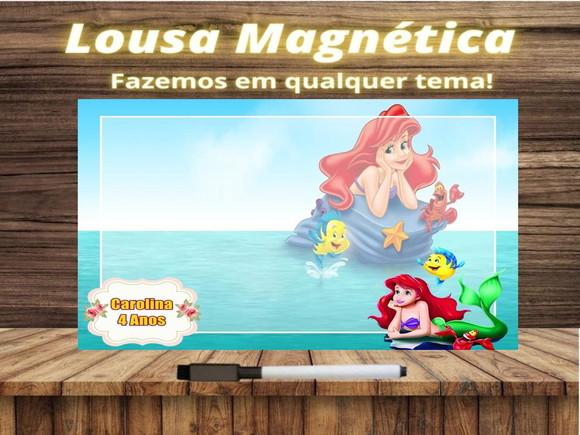 Lousa Magnética Pequena Sereia com Embalagem