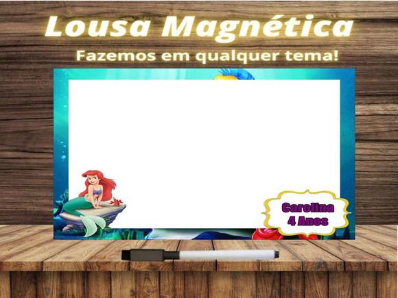 Lousa Magnética Pequena Sereia com Embalagem