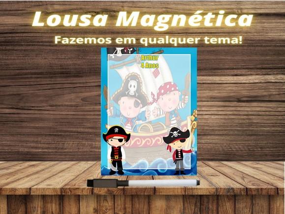 Lousa Magnética Pirata com Embalagem