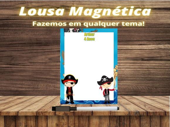 Lousa Magnética Pirata com Embalagem
