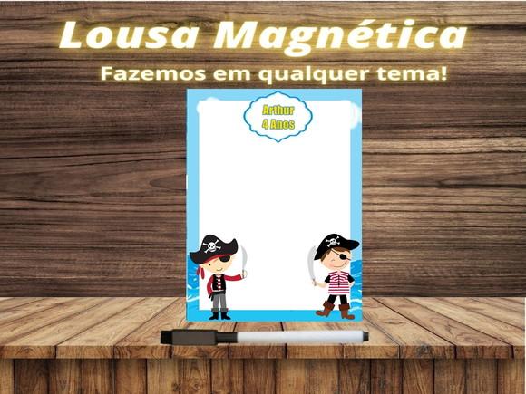 Lousa Magnética Pirata com Embalagem