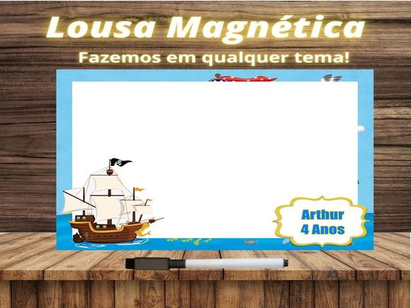 Lousa Magnética Pirata com Embalagem