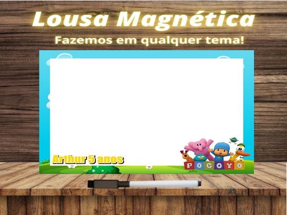 Lousa Magnética Pocoyo com Embalagem