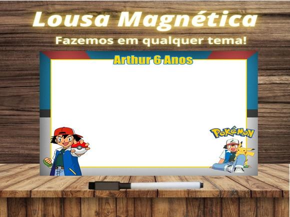 Lousa Magnética Pokémon com Embalagem