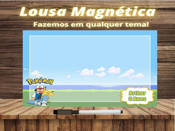 Lousa Magnética Pokémon com Embalagem