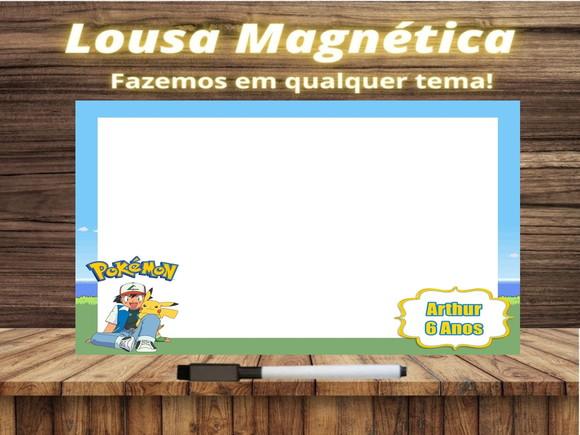 Lousa Magnética Pokémon com Embalagem