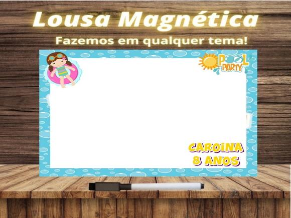 Lousa Magnética Pool Party com Embalagem