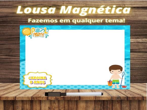 Lousa Magnética Pool Party com Embalagem