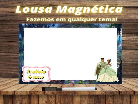 Lousa Magnética Princesa e o Sapo com Embalagem