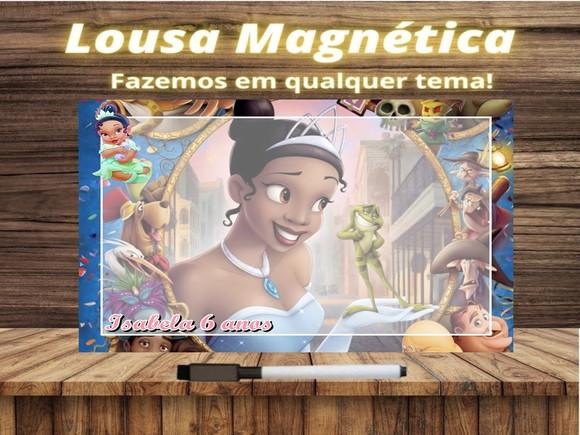 Lousa Magnética Princesa e o Sapo com Embalagem