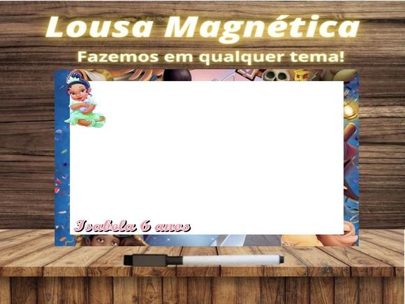 Lousa Magnética Princesa e o Sapo com Embalagem