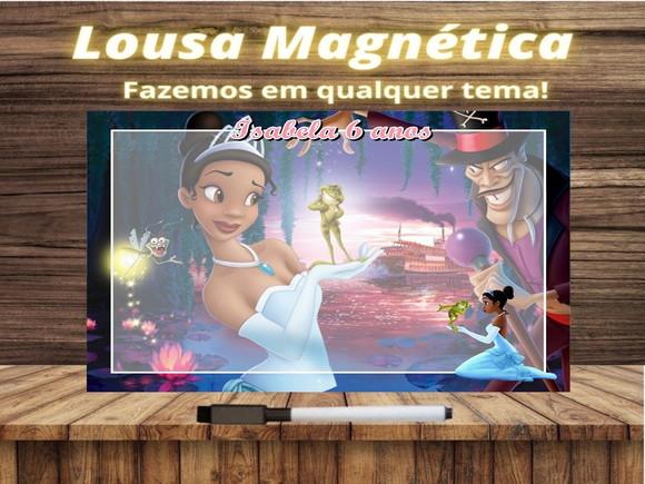 Lousa Magnética Princesa e o Sapo com Embalagem