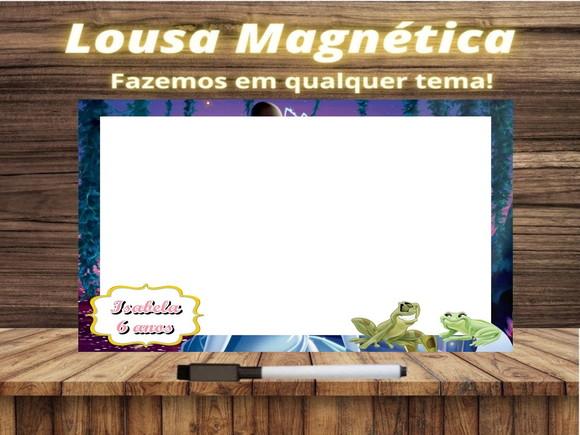 Lousa Magnética Princesa e o Sapo com Embalagem