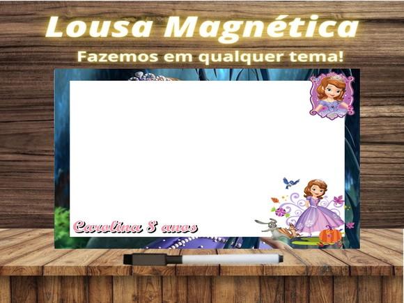 Lousa Magnética Princesinha Sofia com Embalagem