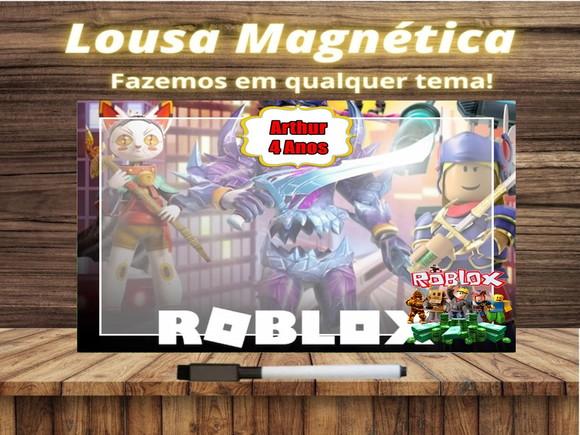 Lousa Magnética Roblox com Embalagem