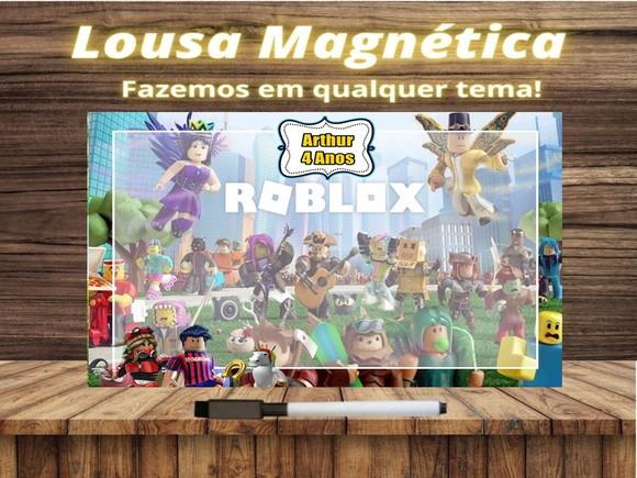 Lousa Magnética Roblox com Embalagem