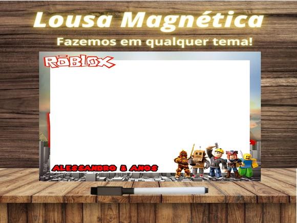 Lousa Magnética Roblox com Embalagem