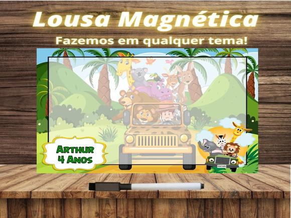 Lousa Magnética Safari com Embalagem