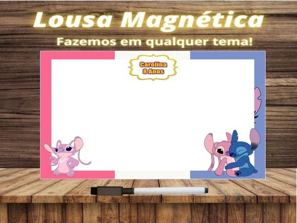 Lousa Magnética Stitch com Embalagem
