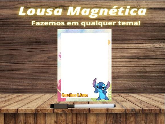 Lousa Magnética Stitch com Embalagem