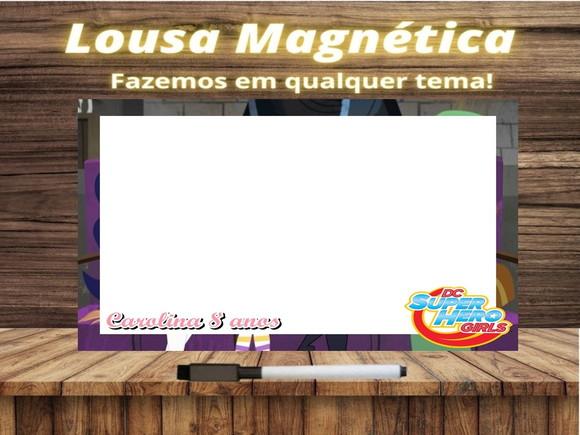 Lousa Magnética Super Hero Girls com Embalagem
