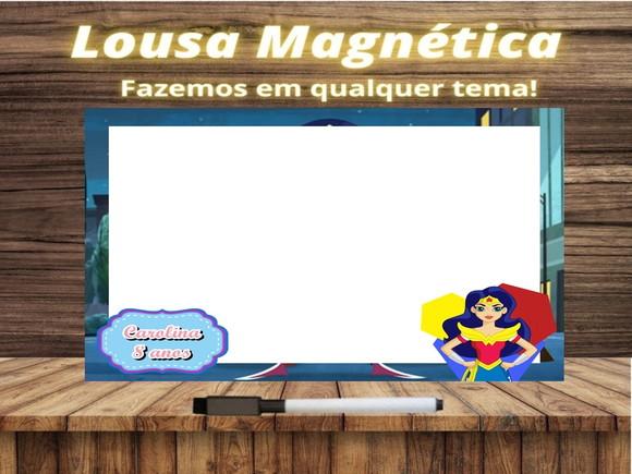 Lousa Magnética Super Hero Girls com Embalagem
