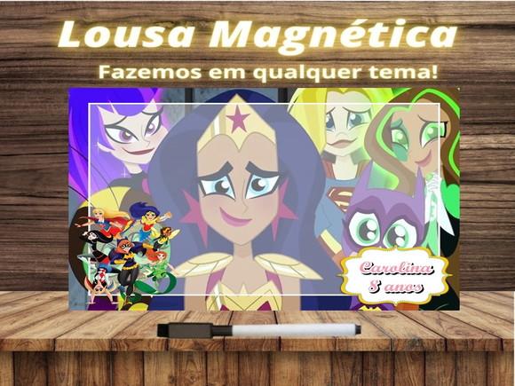 Lousa Magnética Super Hero Girls com Embalagem