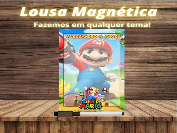 Lousa Magnética Super Mário com Embalagem