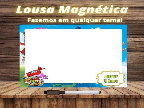 Lousa Magnética Super Wings com Embalagem