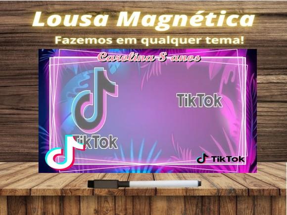 Lousa Magnética Tik Tok com Embalagem