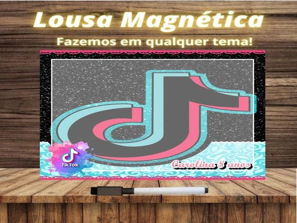Lousa Magnética Tik Tok com Embalagem