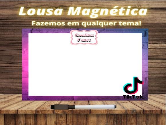 Lousa Magnética Tik Tok com Embalagem