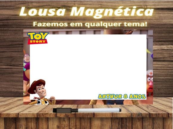 Lousa Magnética Toy Story com Embalagem