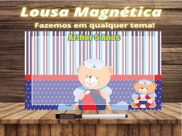 Lousa Magnética Ursinho Marinheiro com Embalagem