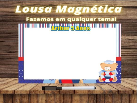 Lousa Magnética Ursinho Marinheiro com Embalagem