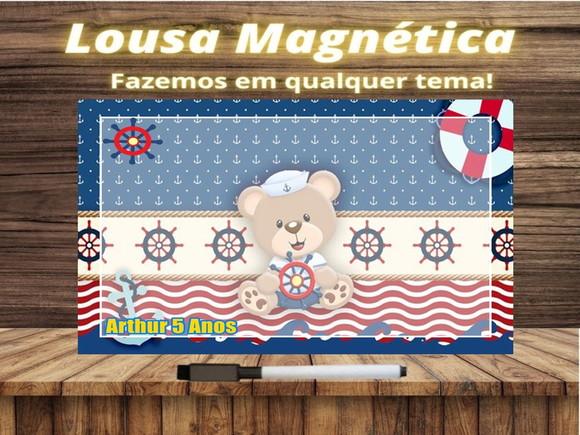 Lousa Magnética Ursinho Marinheiro com Embalagem