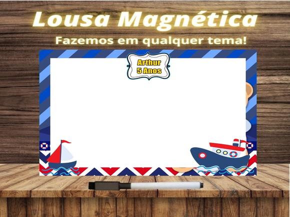 Lousa Magnética Ursinho Marinheiro com Embalagem