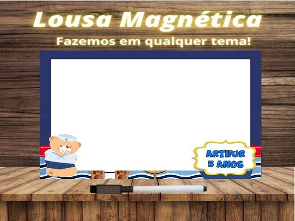 Lousa Magnética Ursinho Marinheiro com Embalagem