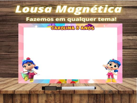 Lousa Magnética Vera e o Reino do Arco Íris com Embalagem
