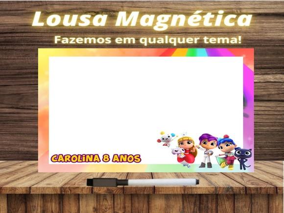 Lousa Magnética Vera e o Reino do Arco Íris com Embalagem