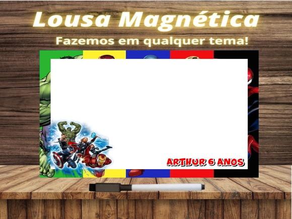 Lousa Magnética Vingadores com Embalagem