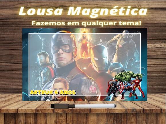 Lousa Magnética Vingadores com Embalagem