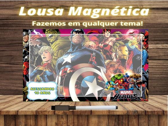 Lousa Magnética Vingadores com Embalagem