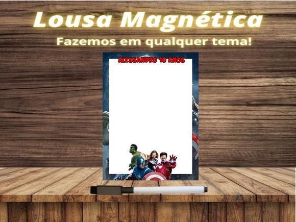 Lousa Magnética Vingadores com Embalagem