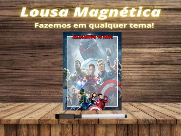 Lousa Magnética Vingadores com Embalagem