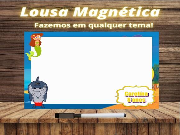Lousa Magnética Zig & Sharko com Embalagem