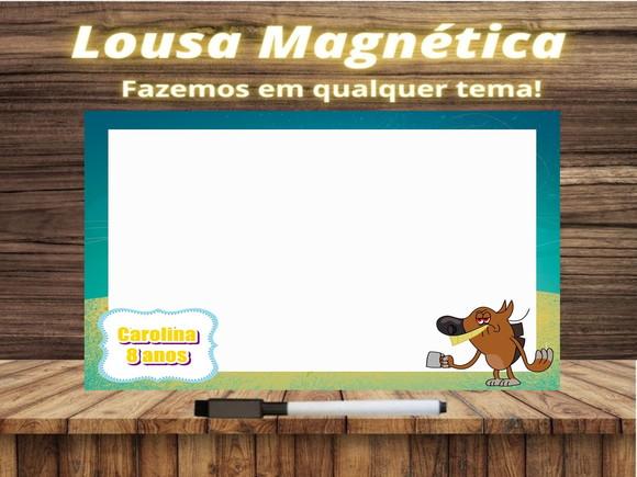 Lousa Magnética Zig & Sharko com Embalagem