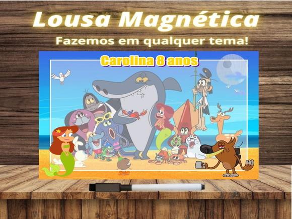 Lousa Magnética Zig & Sharko com Embalagem