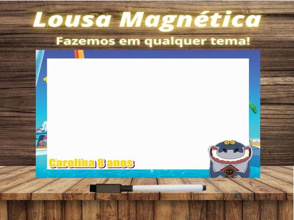 Lousa Magnética Zig & Sharko com Embalagem