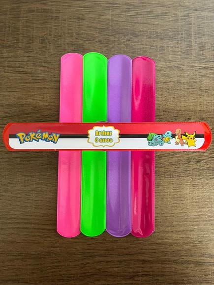 Pulseira Bate Enrola Personalizada Pokémon